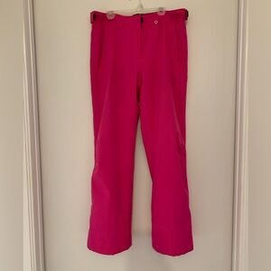 Karbon Girls Snow Pants - Hot Pink, size 14